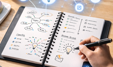 “El cuaderno inteligente que organiza tus ideas sin esfuerzo”