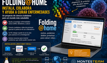 Folding@Home Cómo ayudar a la investigación médica desde Linux