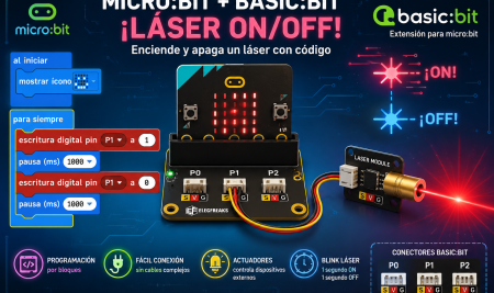 basic:bit micro:bit Actuador Láser