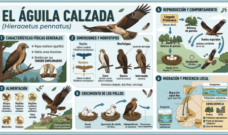El águila calzado