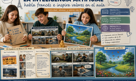 La Inteligencia Artificial habla francés e inspira valores en el aula