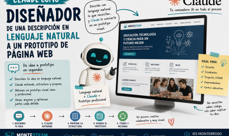 Claude como diseñador: de una descripción en lenguaje natural a un prototipo de página web