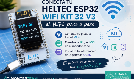 Conecta tu Heltec ESP32 WiFi Kit 32 V3 al WiFi paso a paso