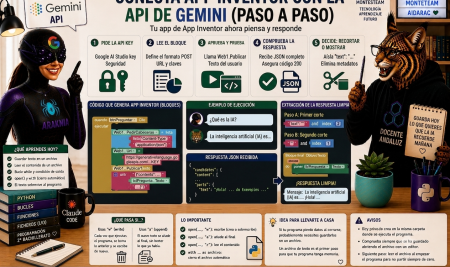 Cómo conectar tu app de App Inventor con la API de Gemini (paso a paso)