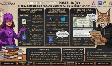 Postal IA (IV): el mismo candado que PINSAPIA, antes de salir a la red del centro