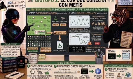 BIOTOPO 2: el CSV que conecta con METIS