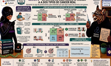Proyecto Javierre — Sesión 3: la matriz de confusión, aplicada a dos tipos de cáncer real