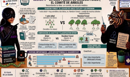 Proyecto Javierre — Sesión 4: Random Forest, el comité de árboles