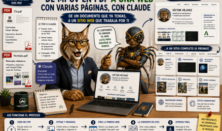 Artefactos en Claude Cómo convertir PDF en una página web real (con imágenes y todo)