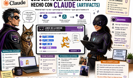 Quiz con superhéroe propio hecho con Claude (Artifacts)
