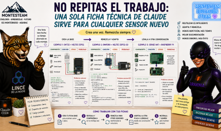 Remezcla tus Artifacts de Claude: una ficha para cualquier sensor