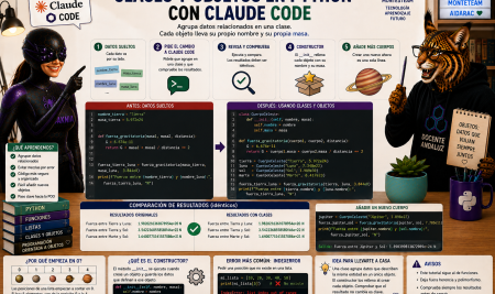 Clases y objetos en Python con Claude Code