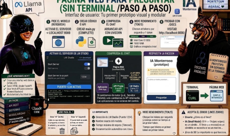 Proyecto IA Monterroso (III): una página para preguntar, sin depender de la terminal