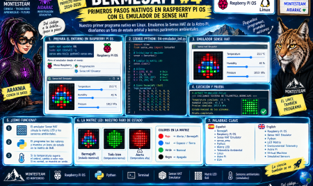 Entrada 4: Proyecto BermejaPi — Primeros Pasos Nativos en Raspberry Pi OS con el Emulador de Sense HAT