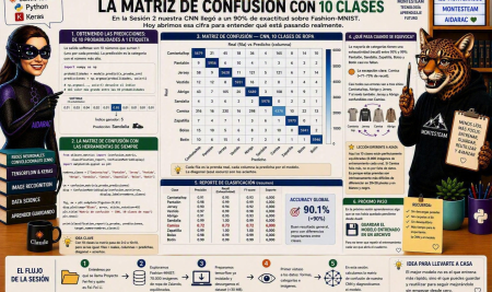 Proyecto Fei-Fei — Sesión 3: la matriz de confusión con 10 clases