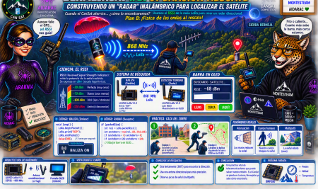 BermejaSat #6: Operación Rescate — Construyendo un “radar” inalámbrico para localizar el satélite