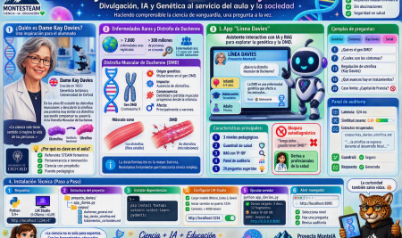 🧬 Divulgación, IA y Genética: La Línea Kay Davies del Proyecto MonteIA