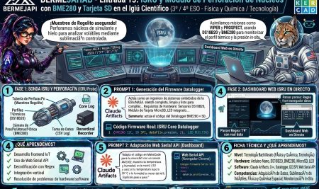 Entrada 13: Minería ISRU — Procesamiento de Regolito y Extracción de Agua Helada en el Iglú Científico (4º ESO / Bachillerato)