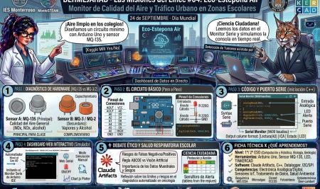 Misión 04 Lince AIDARAC: Eco-Estepona Air – Monitor de Calidad del Aire y Tráfico Urbano en Zonas Escolares