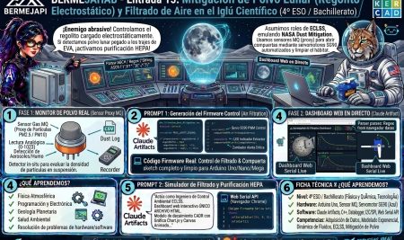 Entrada 15: Mitigación de Polvo Lunar (Regolito Electrostático) y Filtrado de Aire en el Iglú Científico  BERMEJAHAB