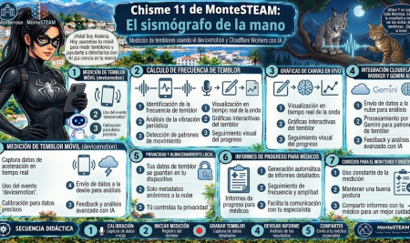 Chismes del Lince 11: El Sismógrafo de la Mano, un medidor de temblor con el acelerómetro del móvil