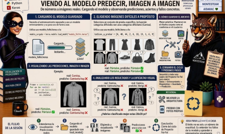 Proyecto Fei-Fei — Sesión 5: viendo al modelo predecir, imagen a imagen