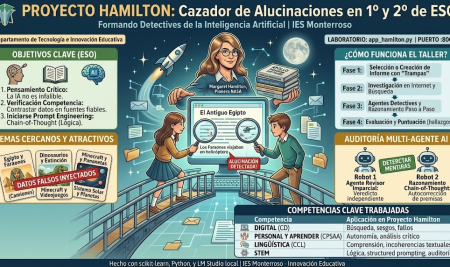Proyecto Hamilton: Formando a los Nuevos Detectives de la Inteligencia Artificial en 1º y 2º de ESO