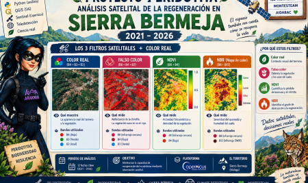 Proyecto Peridotita: Análisis satelital de la regeneración en Sierra Bermeja 2021-2026