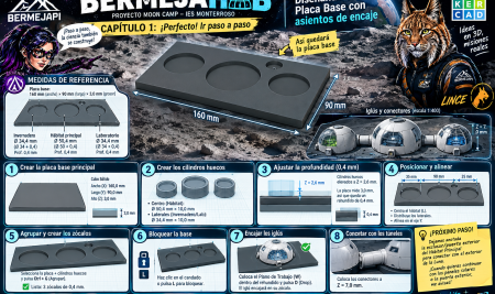BermejaHab: Diseño 3D y Arquitectura de nuestra Base Lunar (Moon Camp Challenge)
