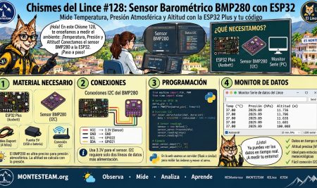 Chisme 128 del lince: pantalla OLED ESP32, el vigía del aerodeslizador