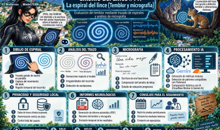 Chismes del Lince 14: La Espiral del Lince, medir el tamaño y el temblor de un dibujo
