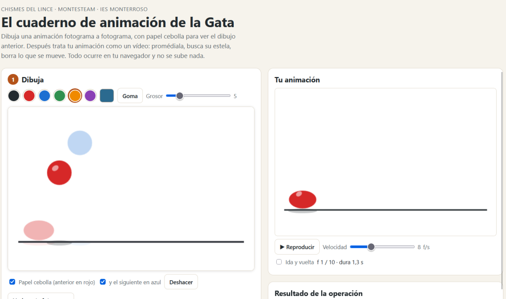 cuaderno de animación