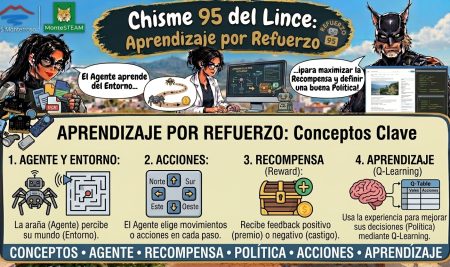 Aprendizaje por refuerzo: chisme 95 del Lince
