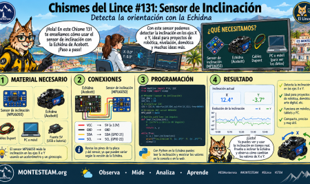 Chisme 131 del Lince: sensor de inclinación, una alarma increíble