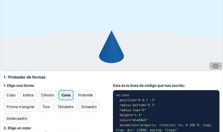 Chisme 161 del Lince: formas 3D A-Frame, tu primer mundo virtual