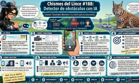 Chismes del Lince 18b: El detector de obstáculos del Lince (parte 2), una webapp que usa tu modelo sin enviar la foto a ningún sitio