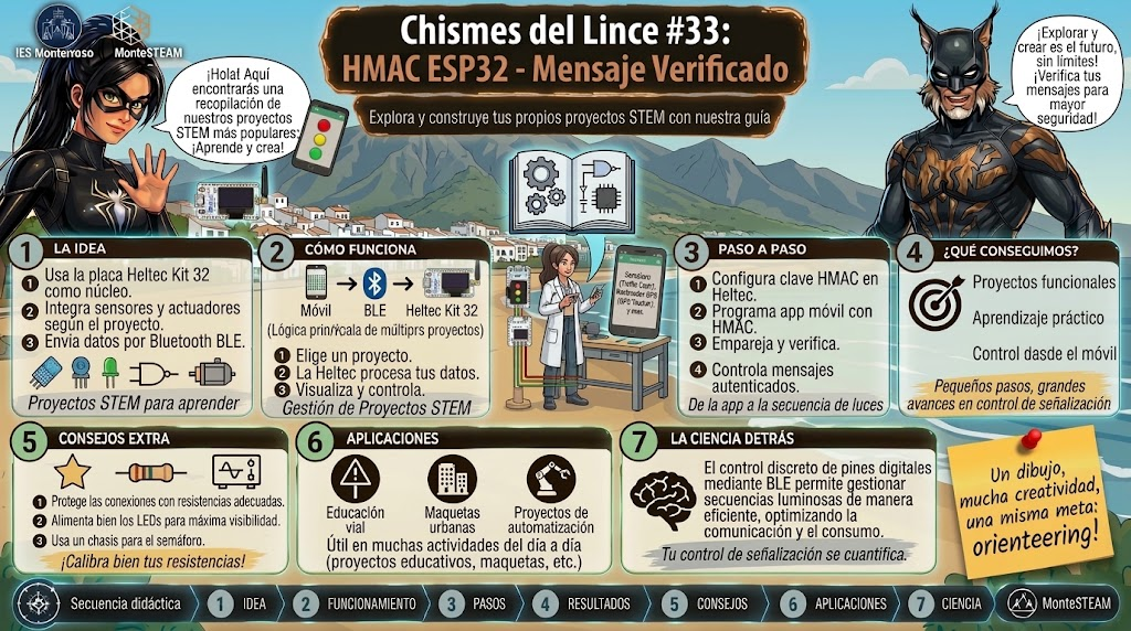 El Lince de la Noche y la Gata Montesa con dos placas Heltec LoRa que comprueban si un mensaje es auténtico