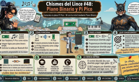 Chismes del Lince 48: piano binario y pi pico