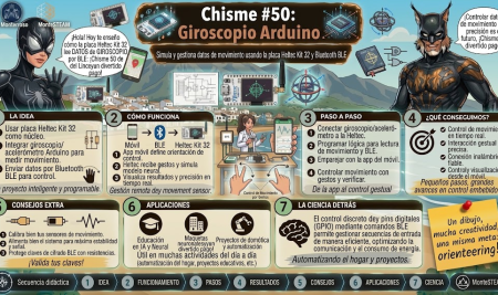 Chismes del Lince 50: giroscopio arduino y el horizonte del Lince