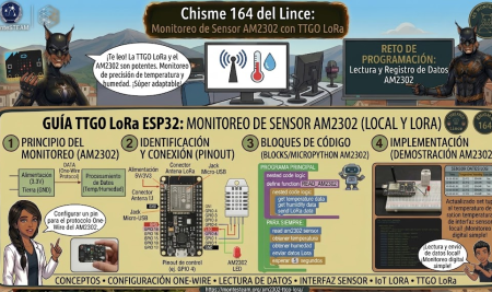Chisme 164 del Lince: el sensor AM2302 en la TTGO LoRa32 V1.3