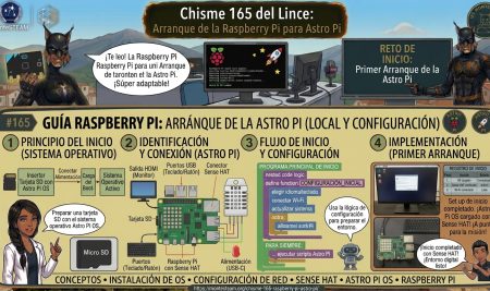 Chismes del Lince 165: primeros pasos con la Raspberry Pi 4 B para Astro Pi