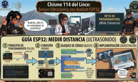 Chisme 114 del lince: sensor ultrasónico, el sonar de Justicia Ciega