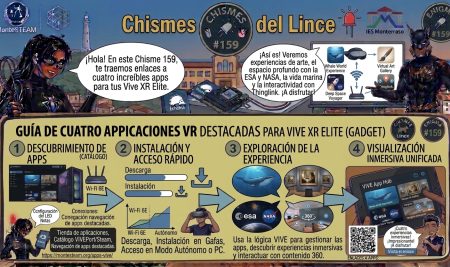 Chisme 159 del Lince: gafas VR educativas, estas gafas son para aprender