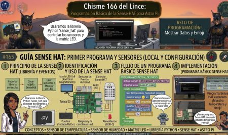 Chismes del Lince 166: la Sense HAT, los sentidos de Astro Pi